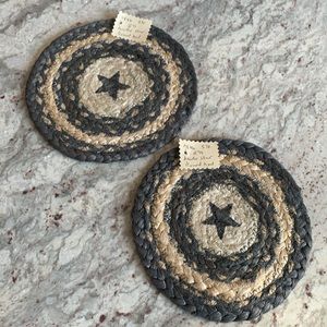 The Hearthside Collection Jute Round Table Mats